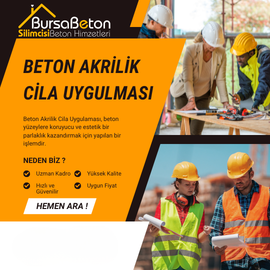 Beton Akrilik Cila Uygulması