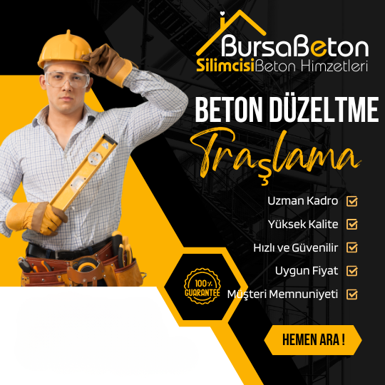 Beton Düzeltme Traşlama